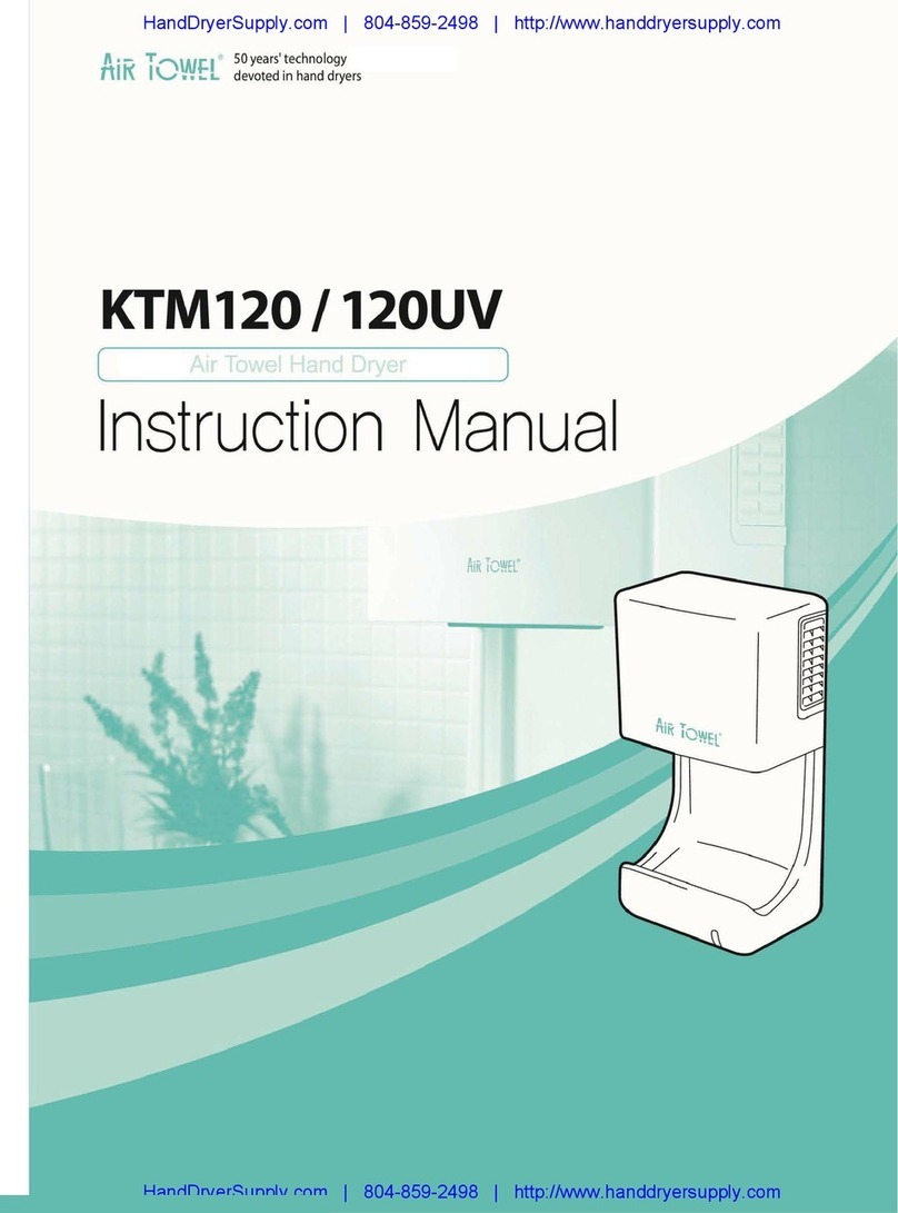 Air Towel KTM120 instruction manual