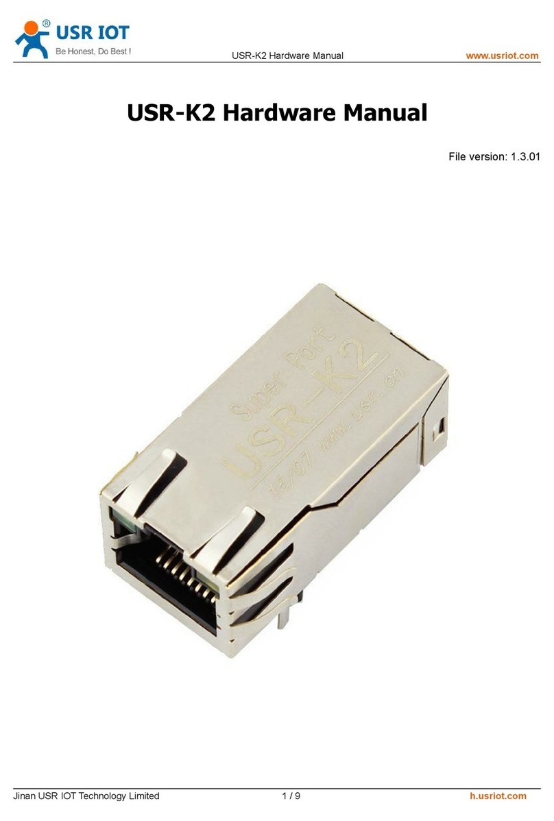 USR IOT USR-K2 Hardware manual