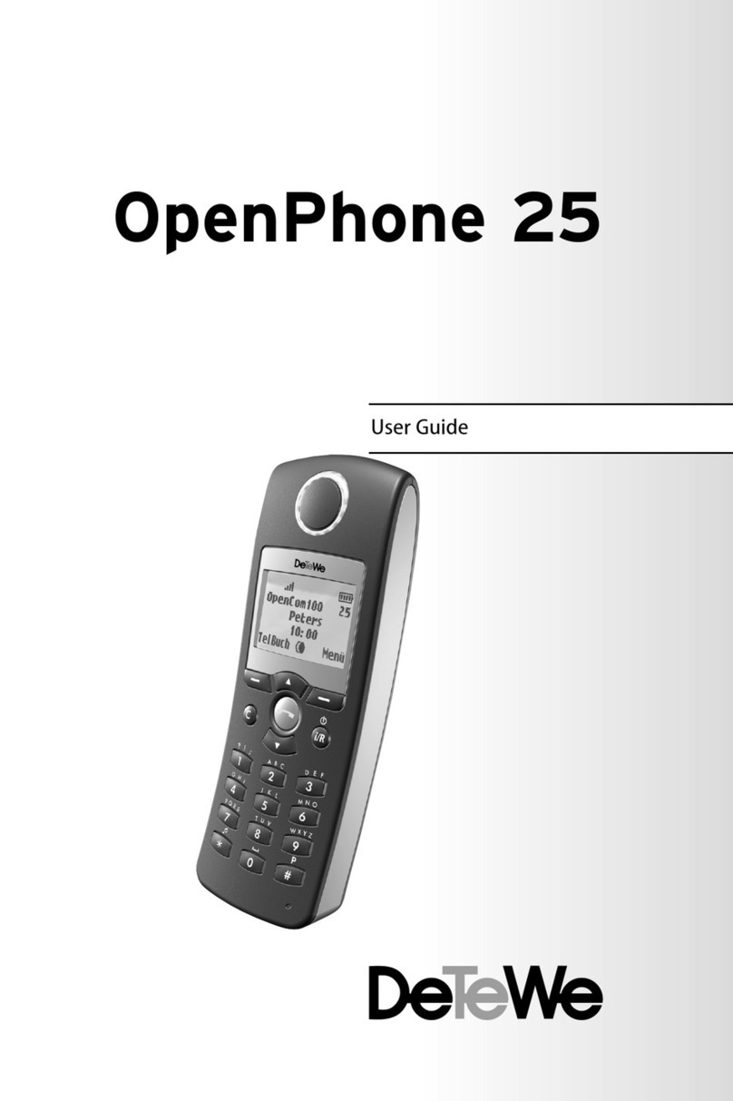 DETEWE OpenPhone 25 user guide