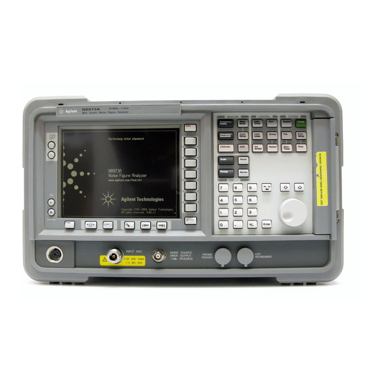 Keysight NFA Series Use and care manual