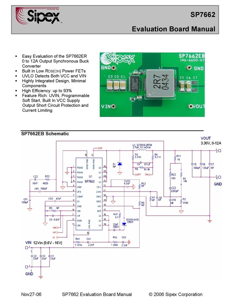 Sipex SP7662 manual
