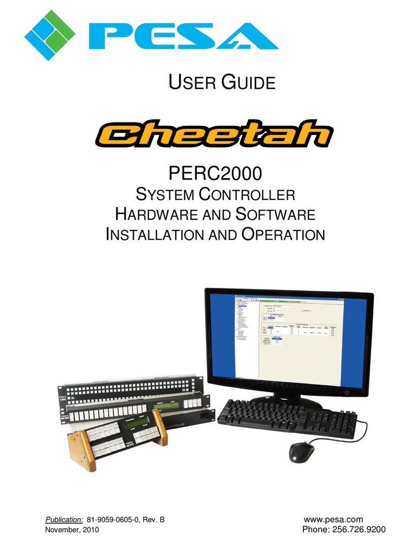 PESA Cheetah PERC2000 user guide