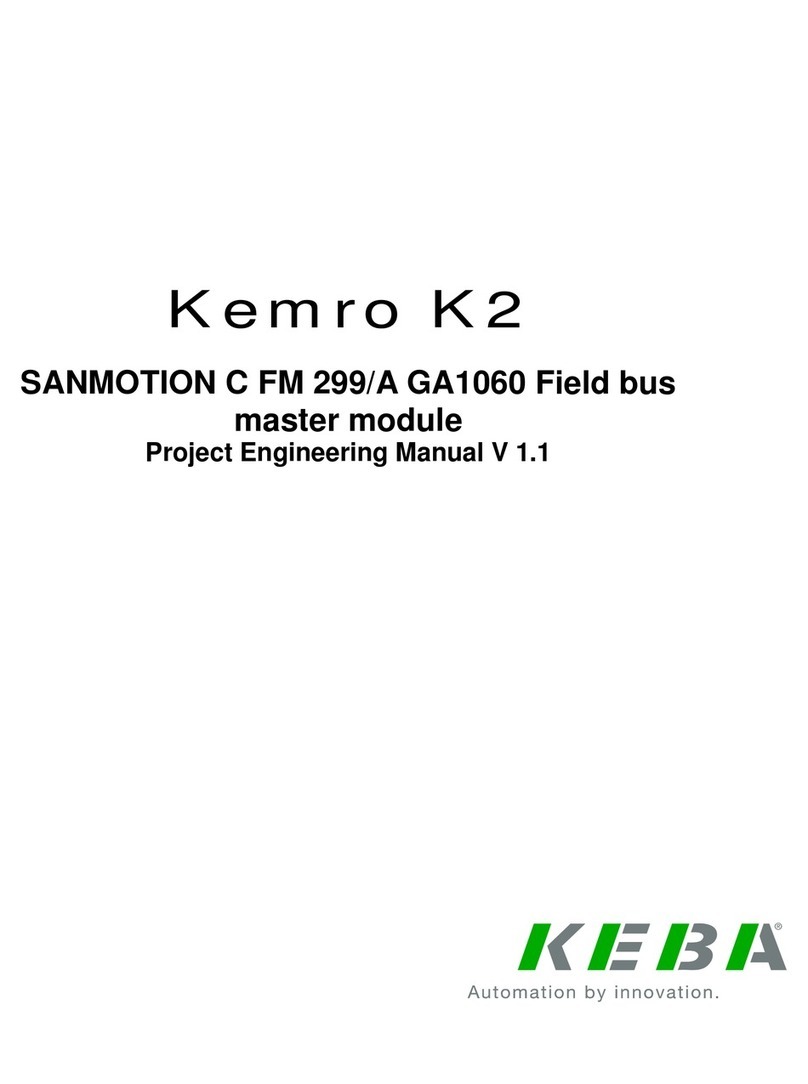 Keba Kemro K2 Project engineering manual