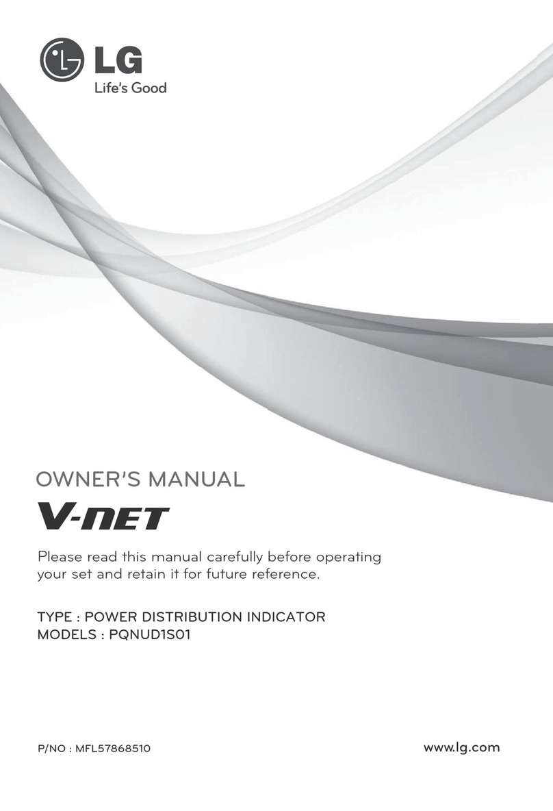 LG V-NET PQNUD1S01 User manual