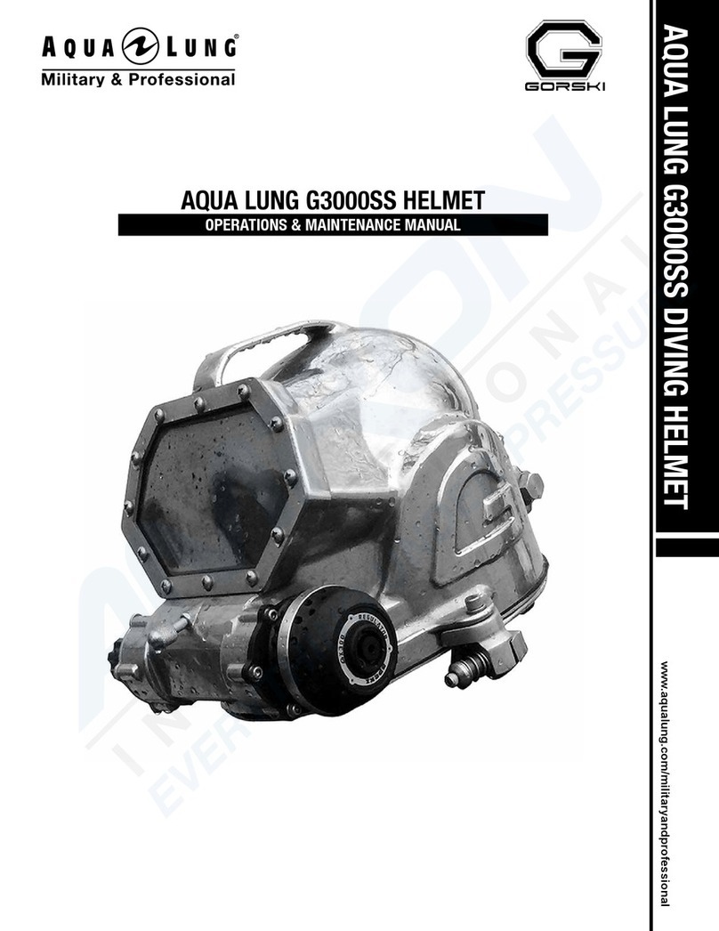 Aqua Lung G3000SS Operation & maintenance manual