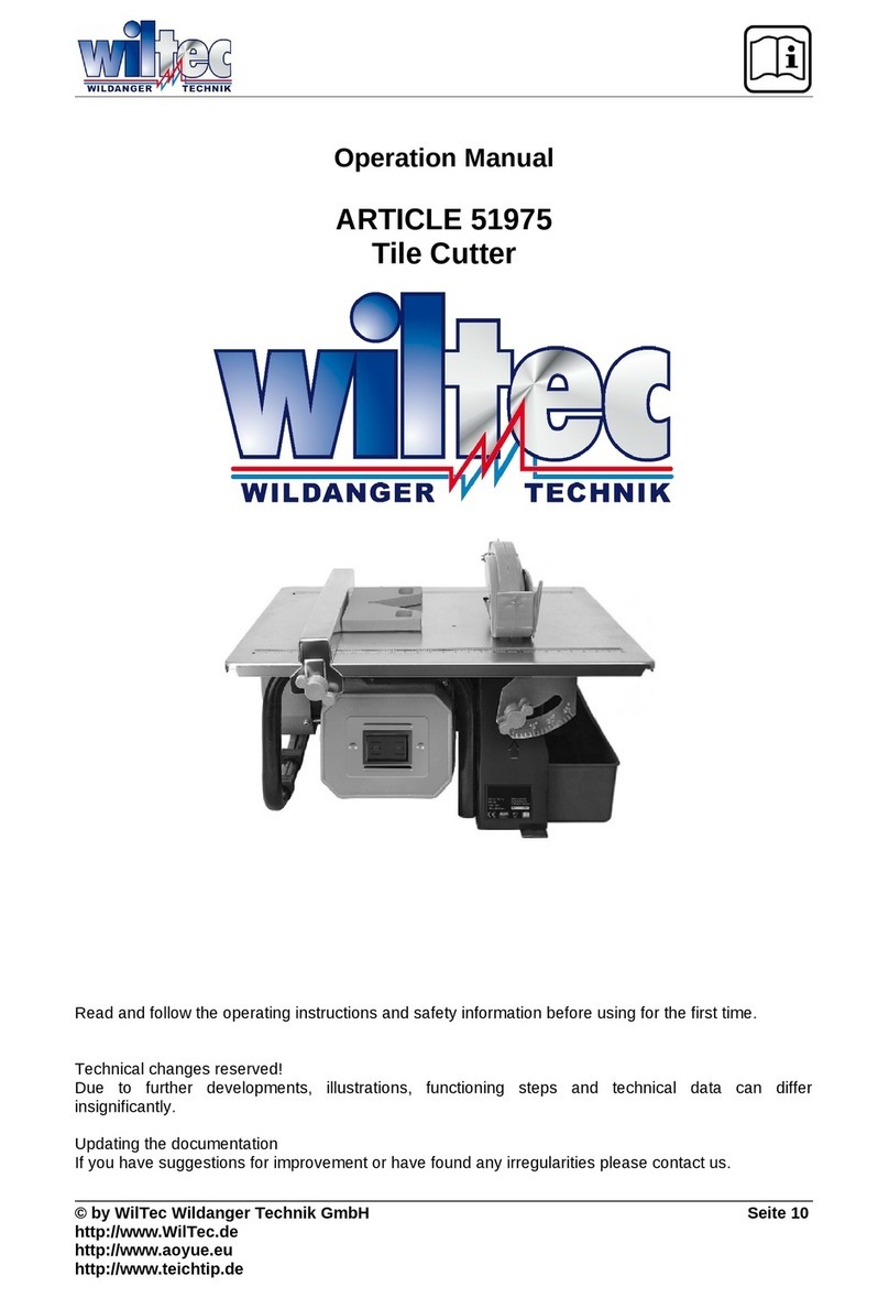 WilTec 51975 Operation manual