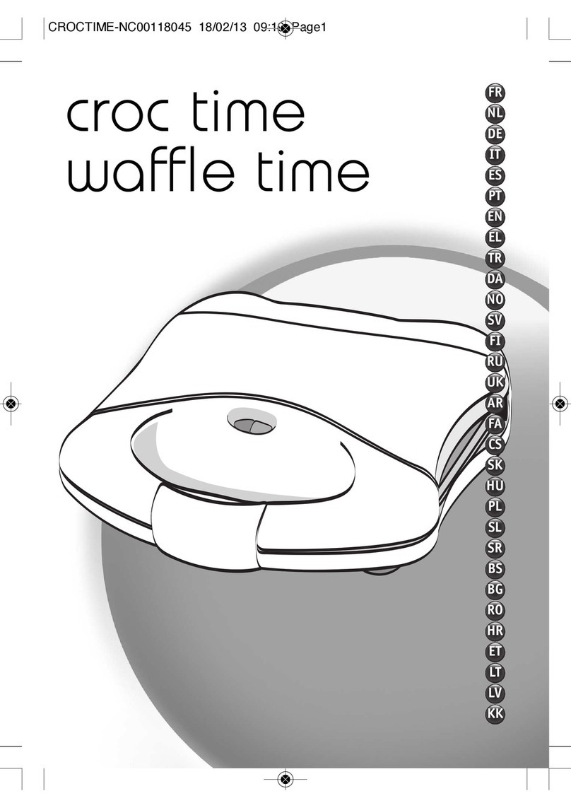 Moulinex WAFFLE TIME Series User manual
