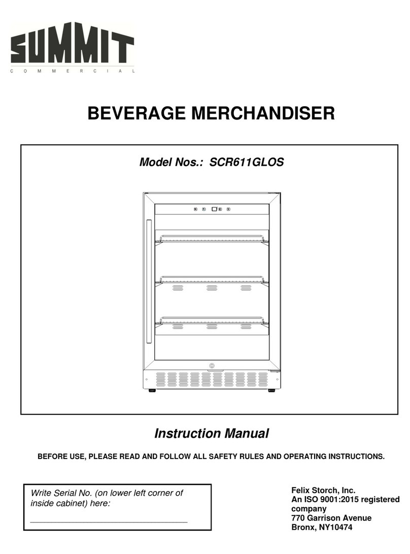Summit SCR611GLOS instruction manual Summit SCR611GLOS instruction manual