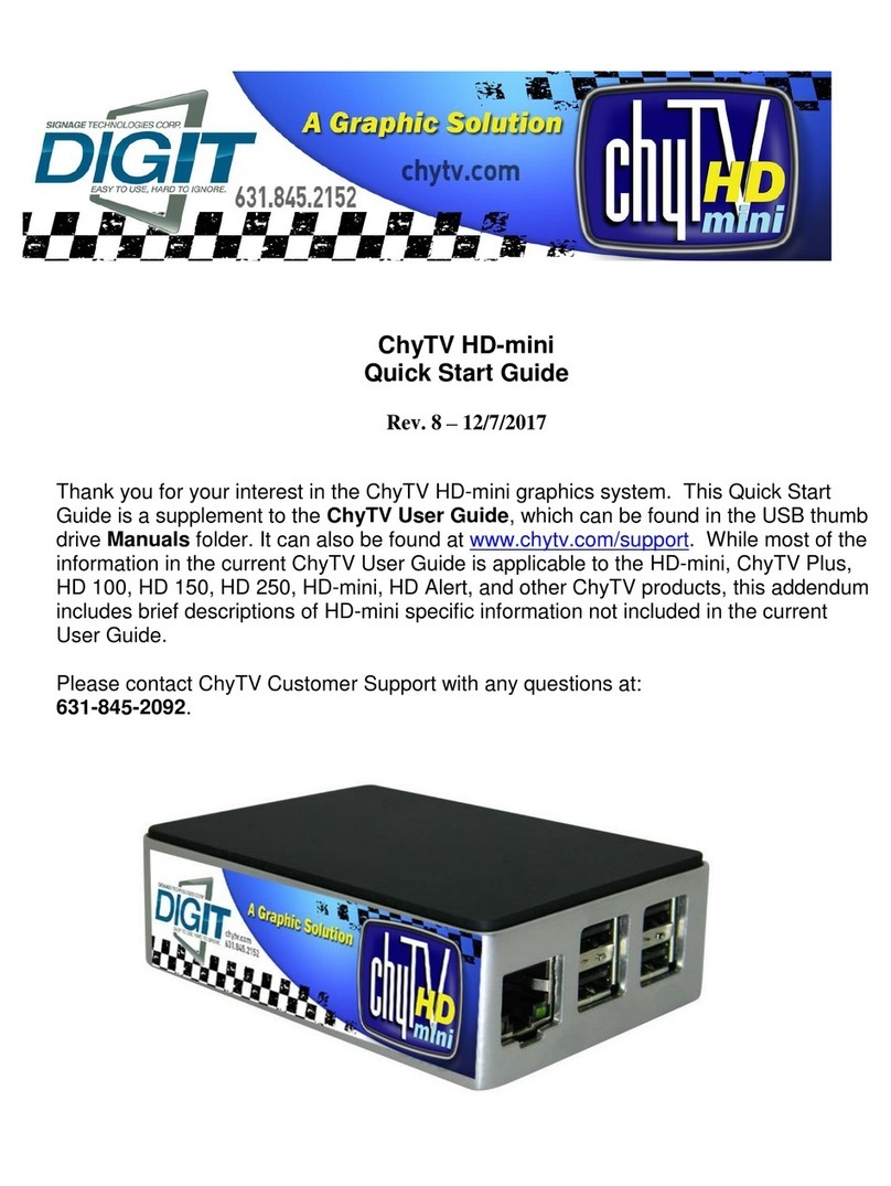 Digit ChyTV HD-mini User manual