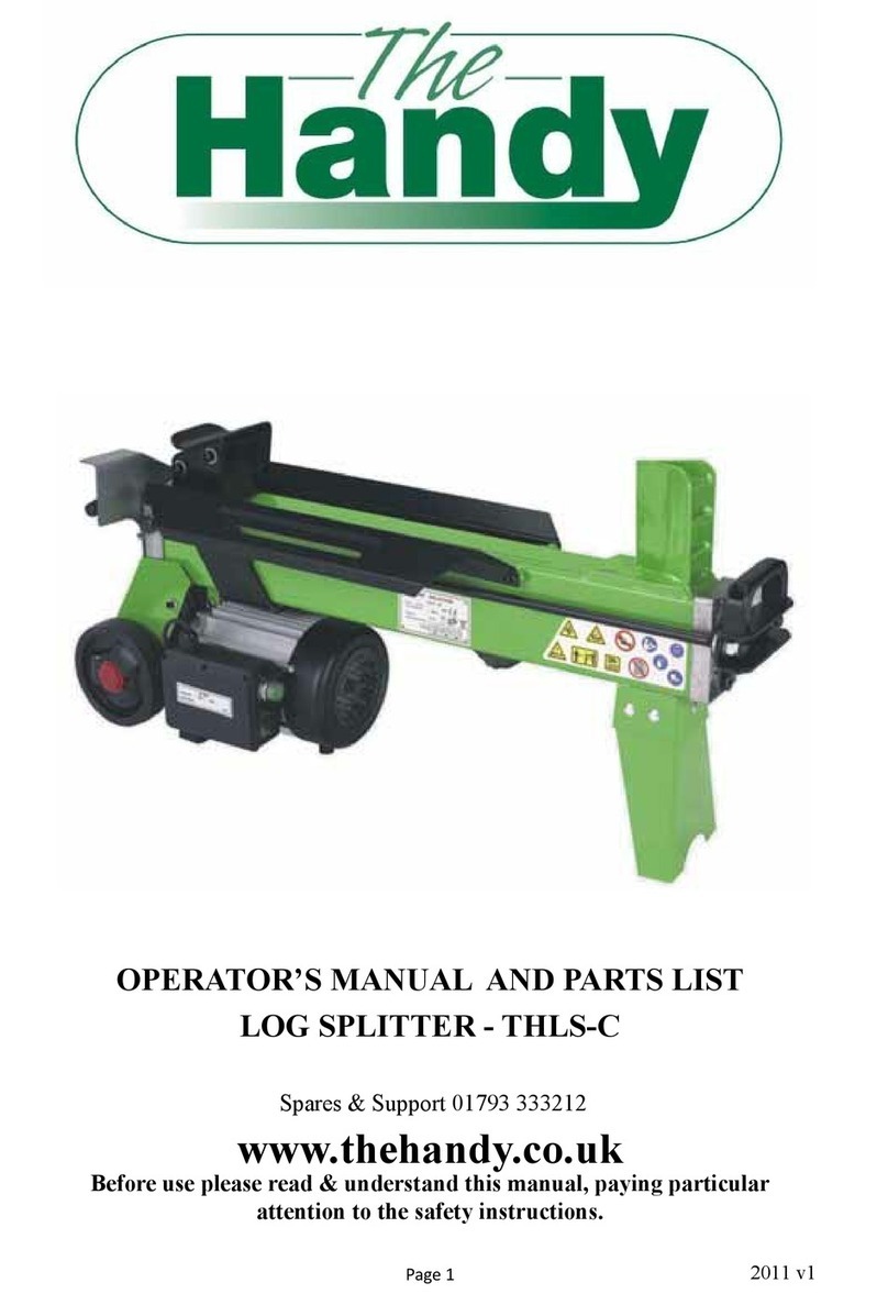 The Handy THLS-C Operator's manual and parts list