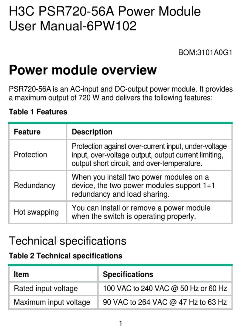 H3C PSR720-56A User manual