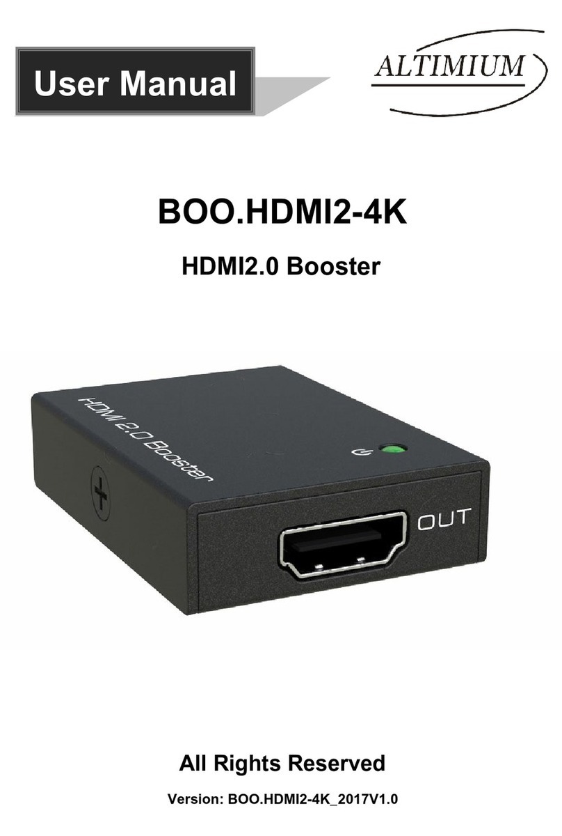 Altimium BOO.HDMI2-4K User manual