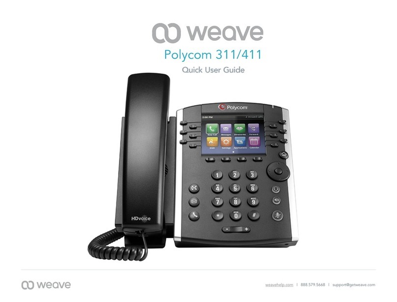 Polycom 311 Instruction manual