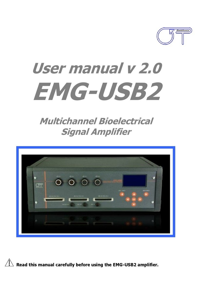 OT Bioelettronica EMG-USB2 user manual