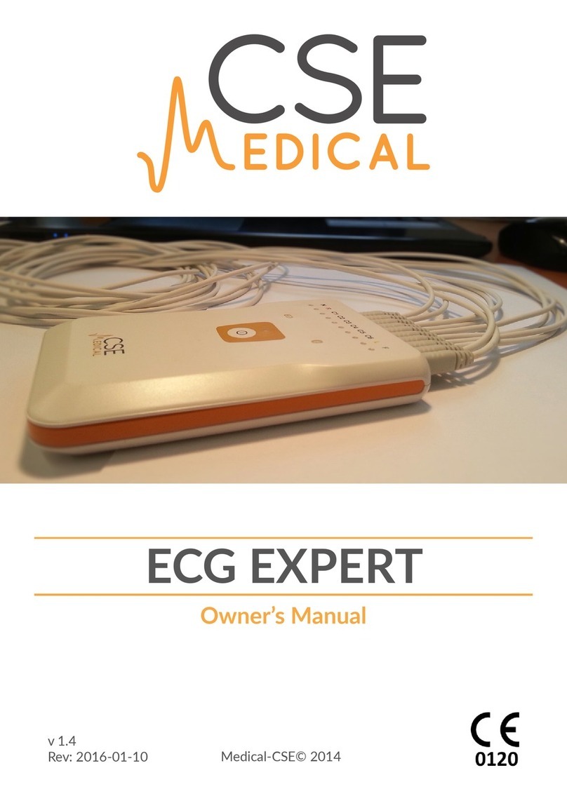 CSE Medical ECG EXPERT owner's manual