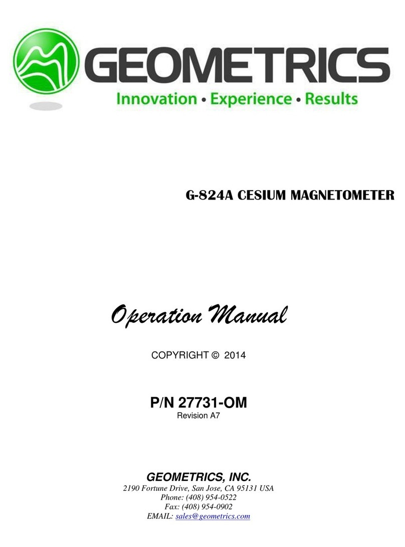 Geometrics G-824A Operation manual