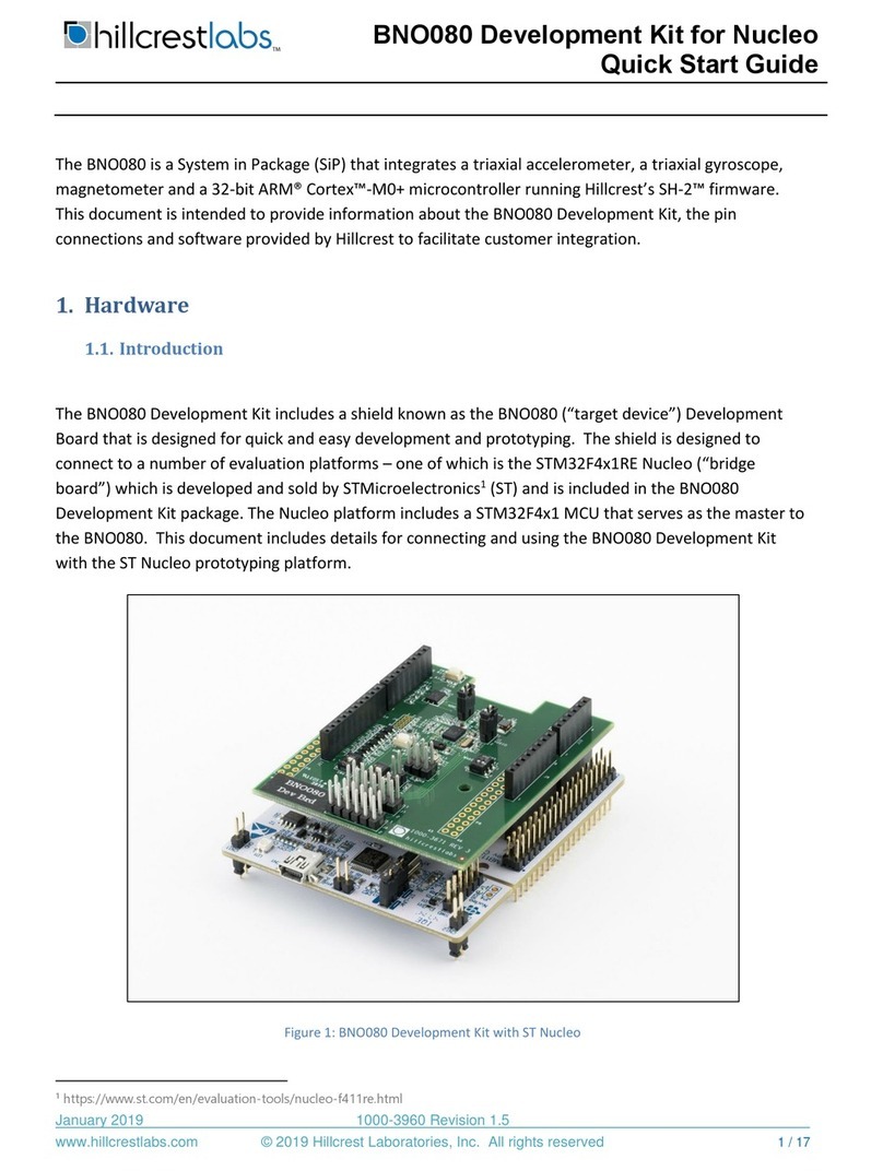 Hillcrest Labs BNO080 quick start guide