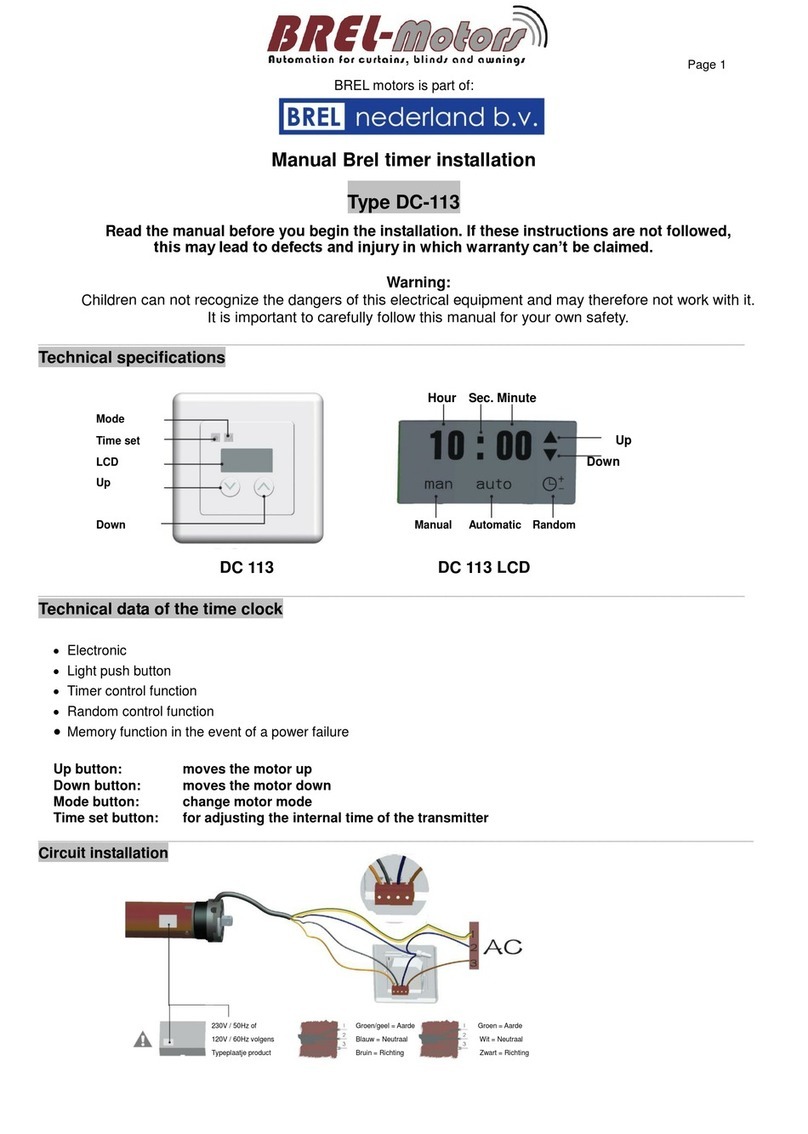 brel-motors DC-113 User manual