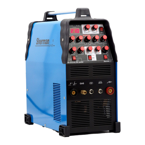 Sherman TIG 210 AC / DC Pulse User manual Sherman TIG 210 AC / DC Pulse User manual