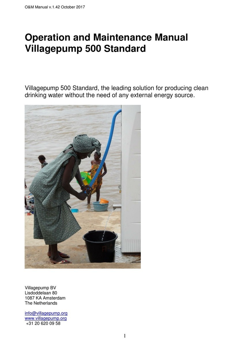Villagepump 500 Standard Operation and maintenance manual