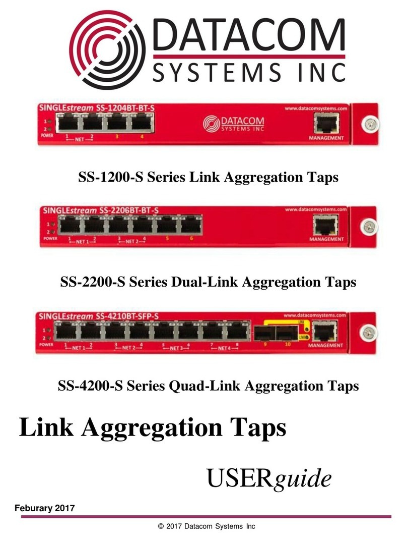 Datacom Systems SS-1200-S Series user guide