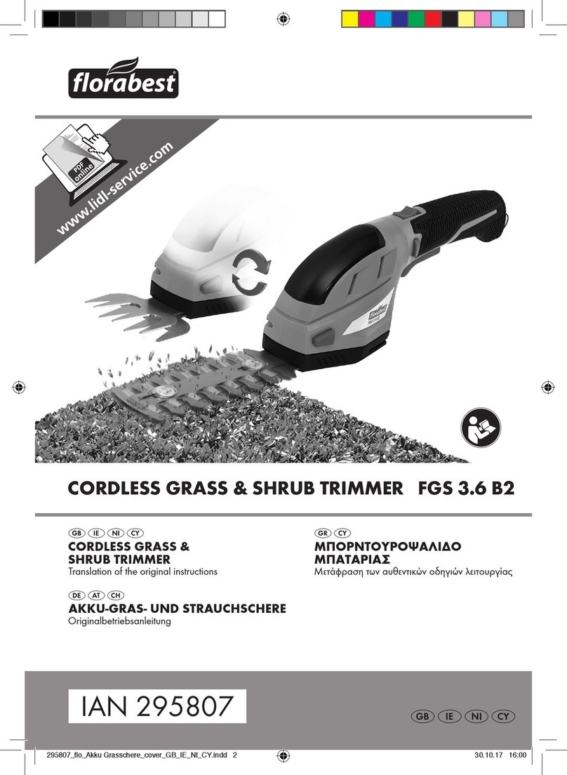FLORABEST FGS 3.6 B2 Translation of the original instructions FLORABEST FGS 3.6 B2 Translation of the original instructions