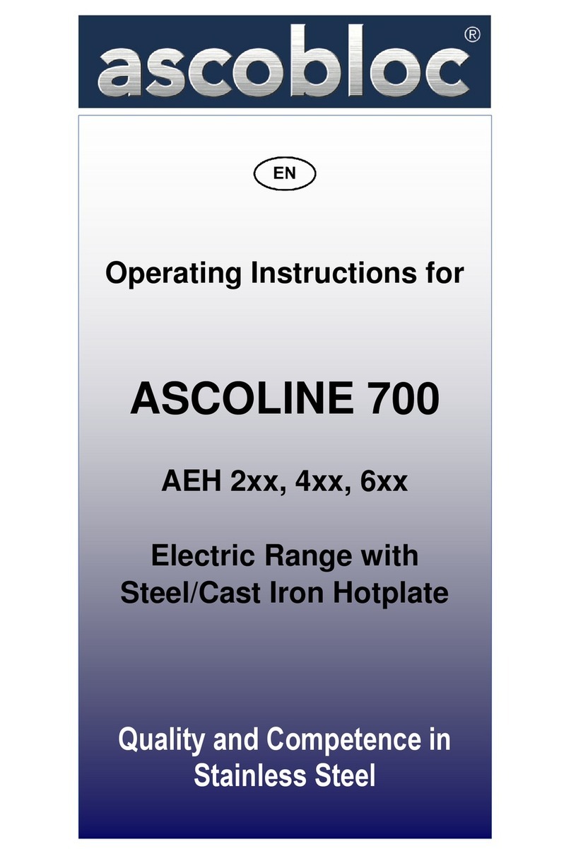 ascobloc ASCOLINE 700 Series operating instructions