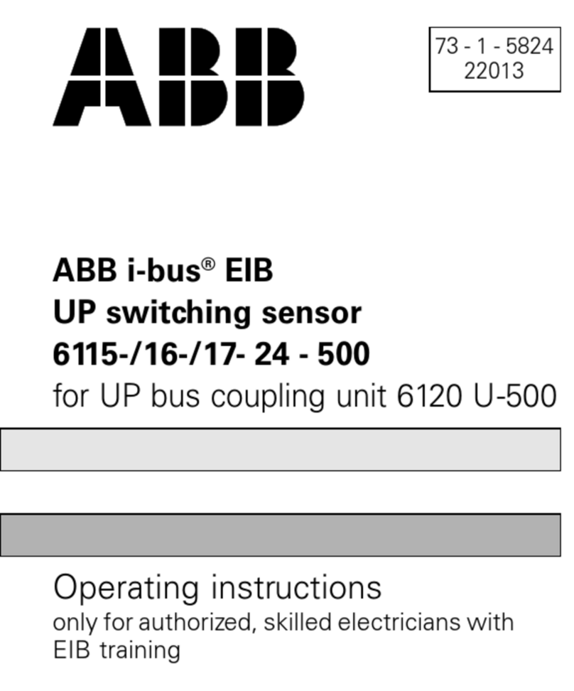 ABB i-bus 6115-24-500 User manual ABB i-bus 6115-24-500 User manual