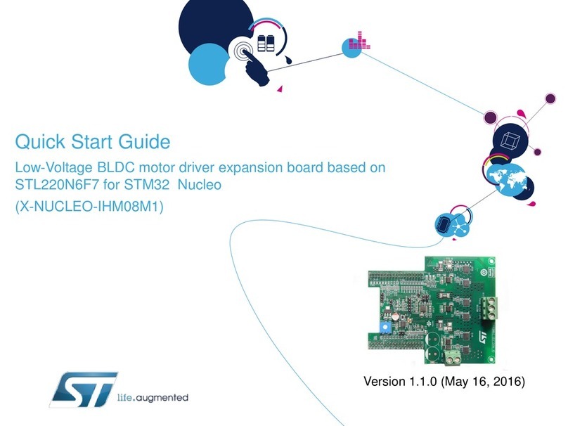 STMicroelectronics X-NUCLEO-IHM08M1 User manual