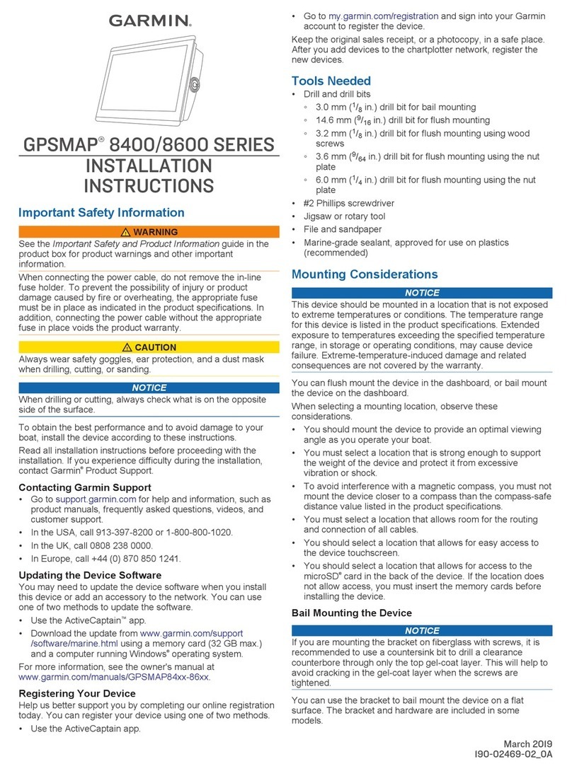 Garmin GPSMAP 8400 series User manual