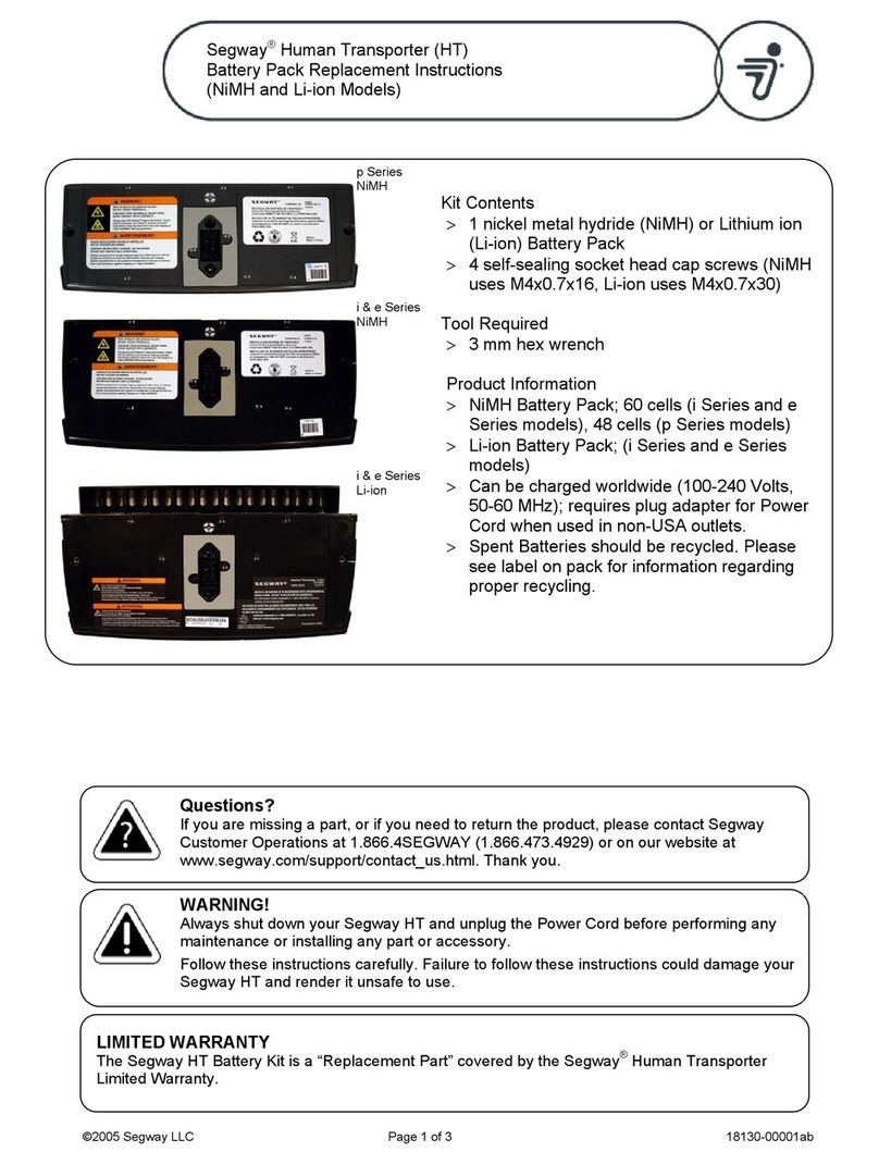 Segway p Series Replacement instructions