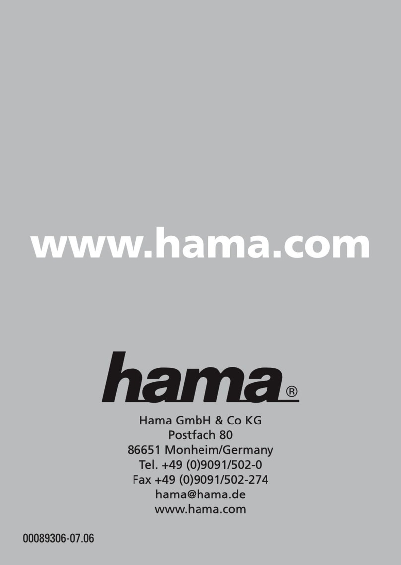 Hama RTR-100 User manual