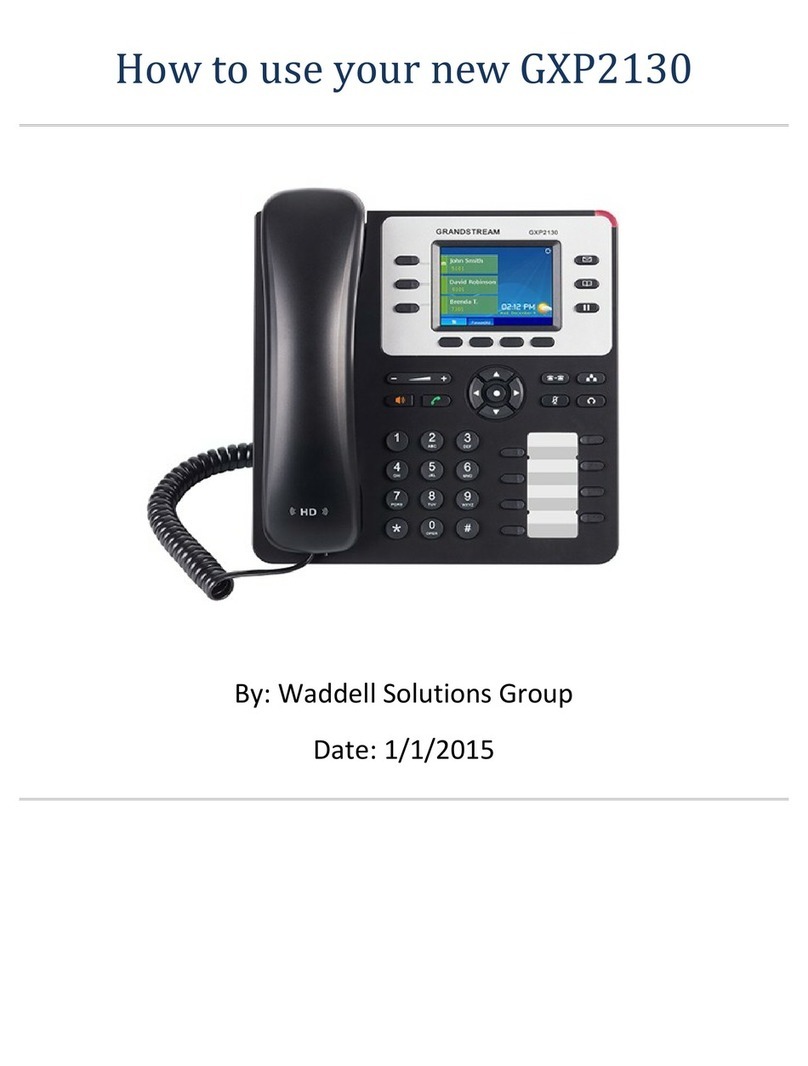 Waddell Solutions Group GXP2130 How to use