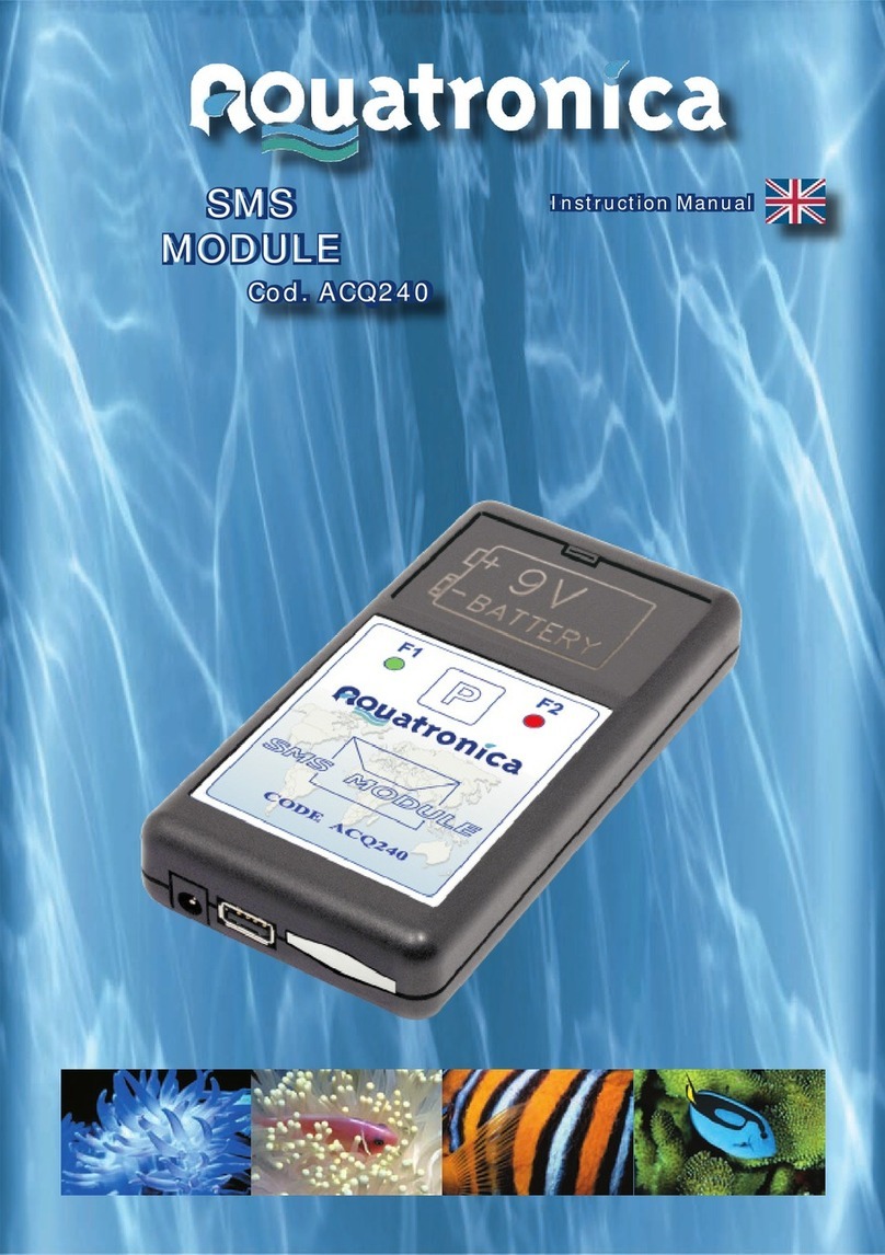 Aquatronica SMS Module instruction manual