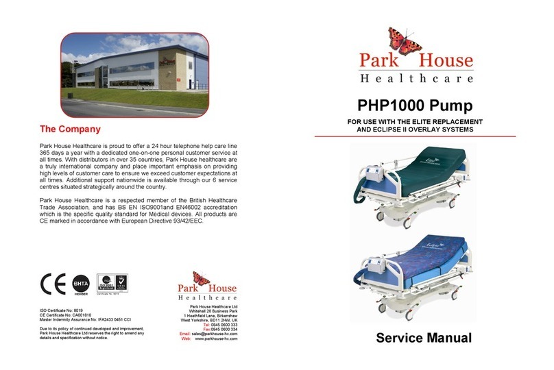 Park House Healthcare PHP1000 User manual