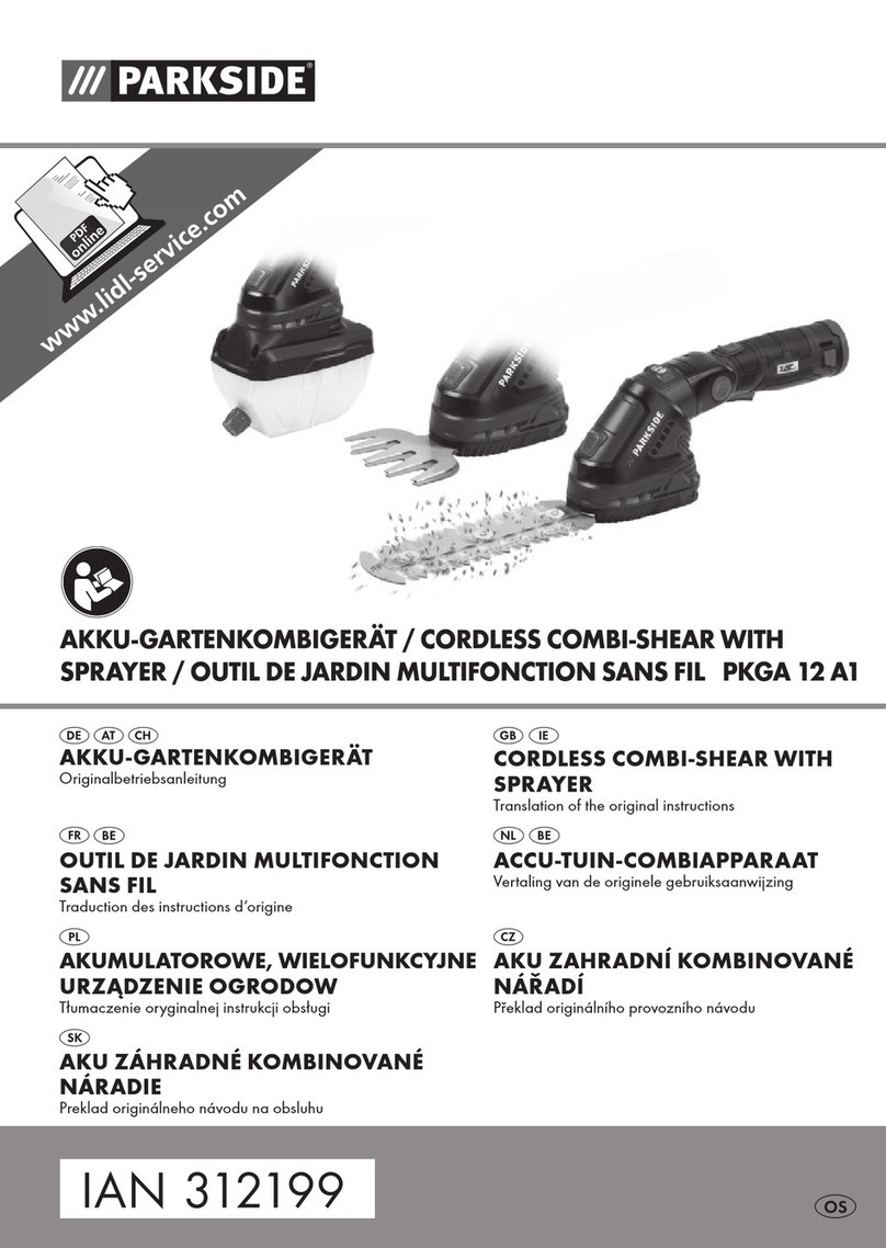 Parkside PKGA 12 A1 Translation of the original instructions