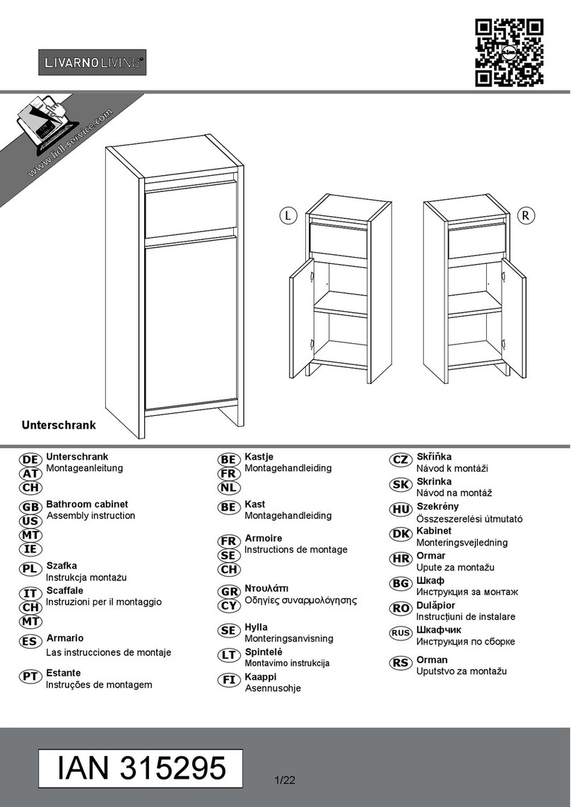 Livarno Living 315295 Assembly instruction