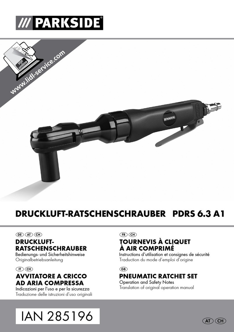 Parkside PDRS 6.3 A1 Operation and safety notes translation of original operation manual
