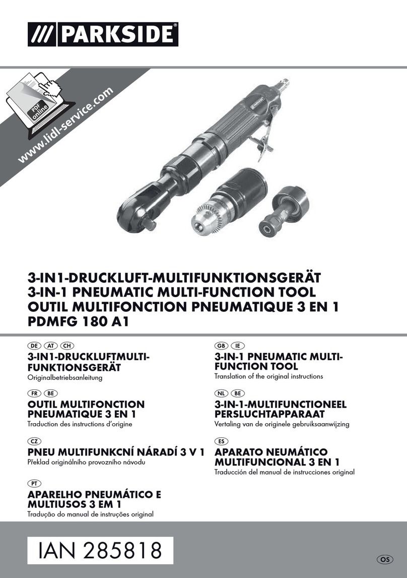 Parkside PDMFG 180 A1 User manual