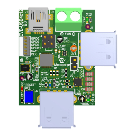 Microchip Technology EVB-USB4x12 User manual