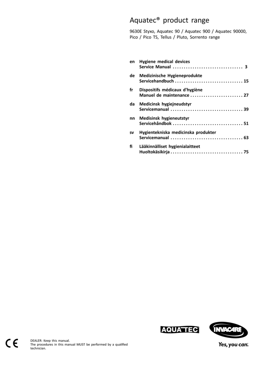 Invacare 9630E Styxo User manual