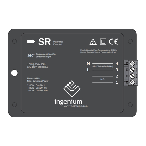 Ingenium SR Technical installation manual