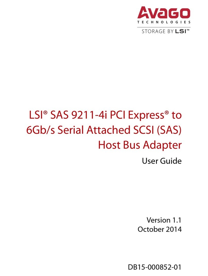Avago LSI SAS 9211-4i user guide