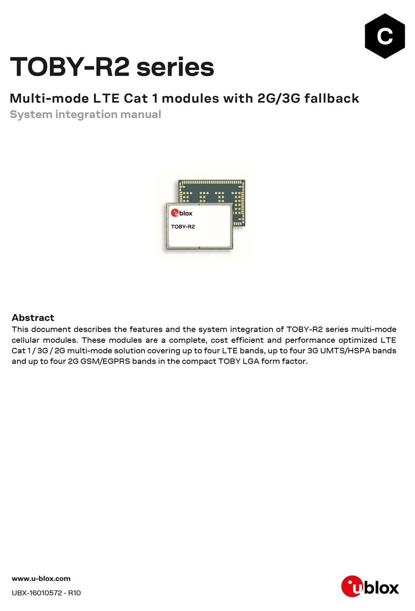 Ublox TOBY-R2 Series Quick setup guide Ublox TOBY-R2 Series Quick setup guide