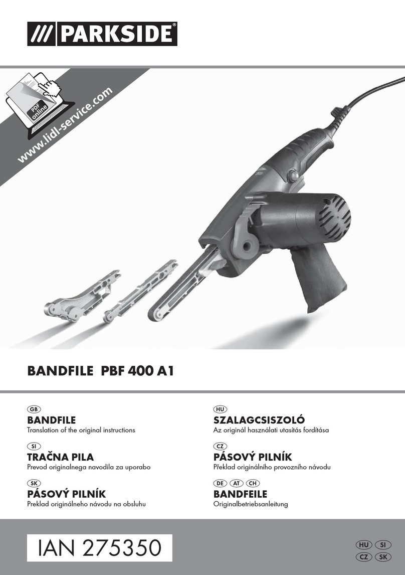 Parkside PBF 400 A1 User manual