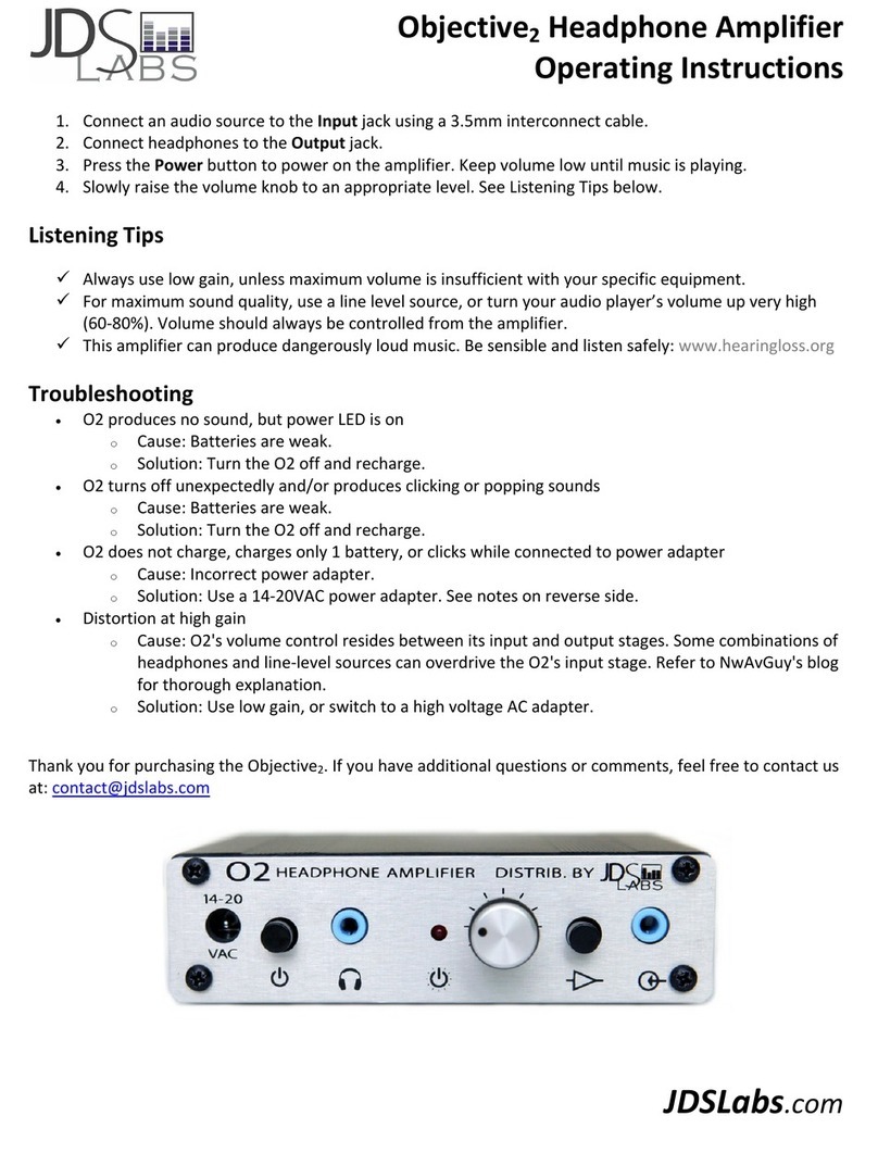 JDS Labs Objective2 User manual