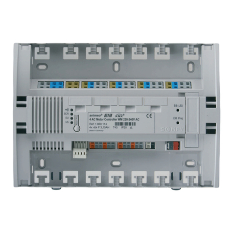 SOMFY Animeo KNX/EIB WM Series User manual