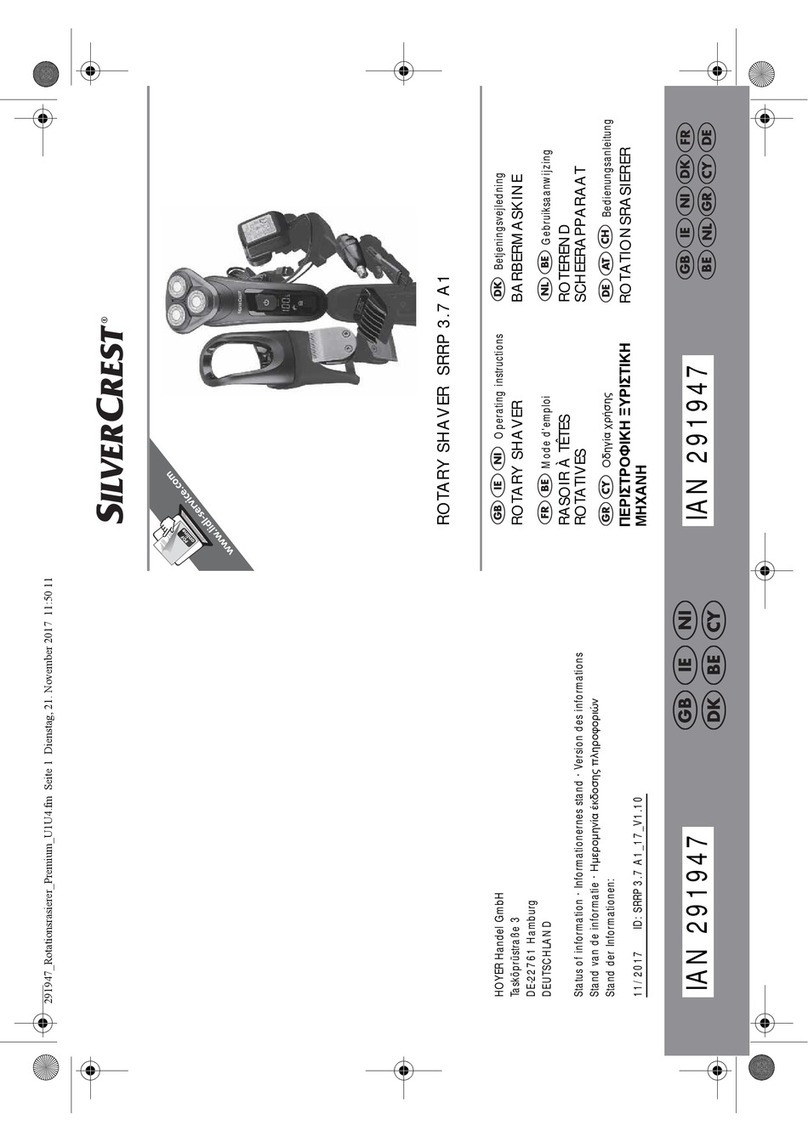 Silvercrest SRRP 3.7 A1 operating instructions