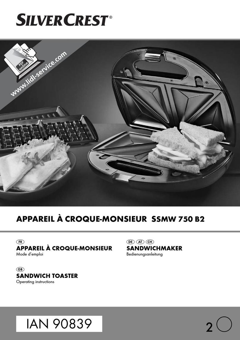 Silvercrest SSMW 750 B2 User manual
