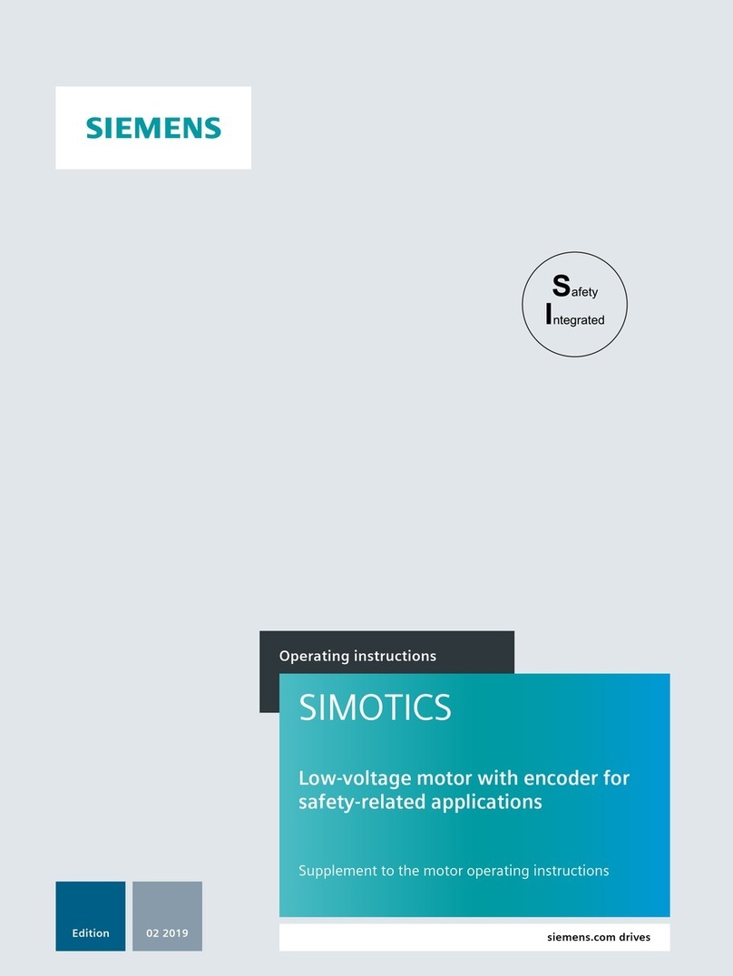 Siemens SIMOTICS Series Administrator guide